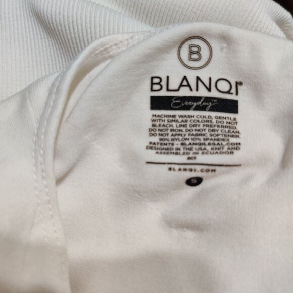 Blanqi Everyday S White Seamless Maternity Support Tank Top Belly Compression - Picture 8 of 10